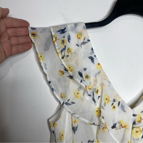 NWT DKNY floral dress hi-lo ruffle size 12 - Picture 6 of 9